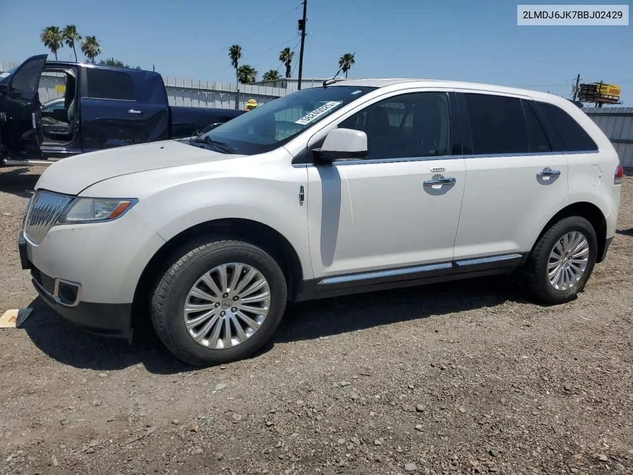 2011 Lincoln Mkx VIN: 2LMDJ6JK7BBJ02429 Lot: 56240025
