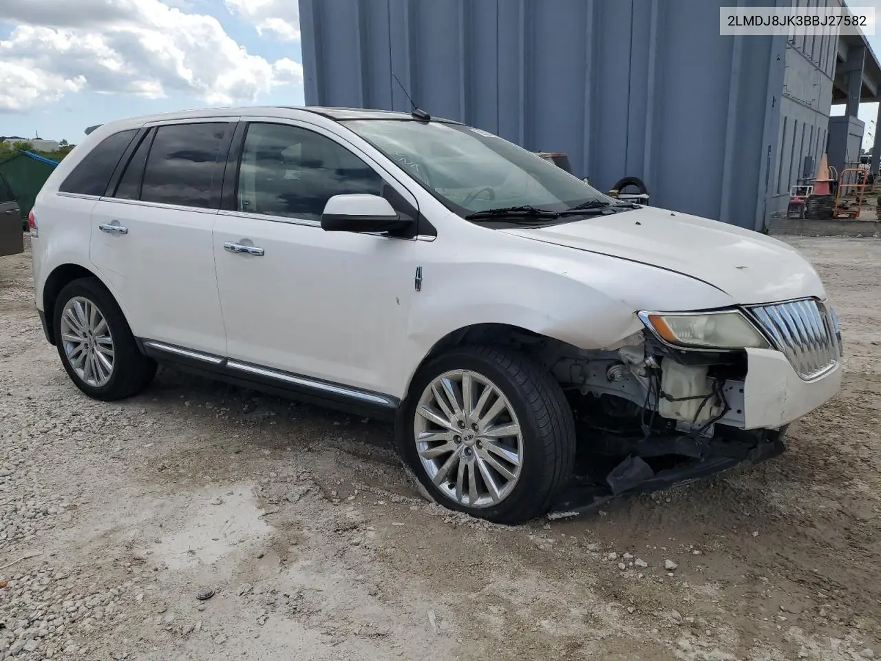 2011 Lincoln Mkx VIN: 2LMDJ8JK3BBJ27582 Lot: 56555245