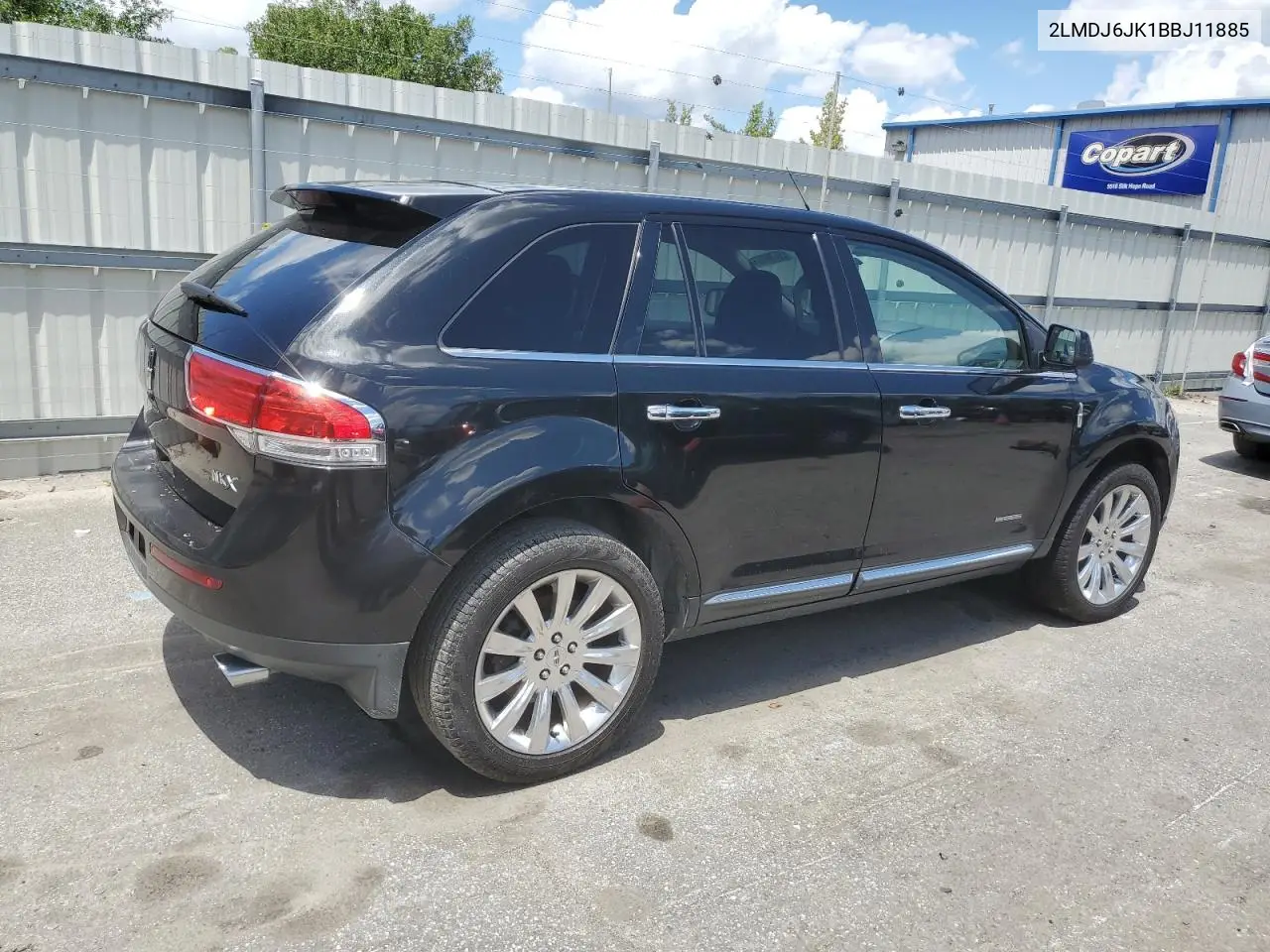 2011 Lincoln Mkx VIN: 2LMDJ6JK1BBJ11885 Lot: 56799455