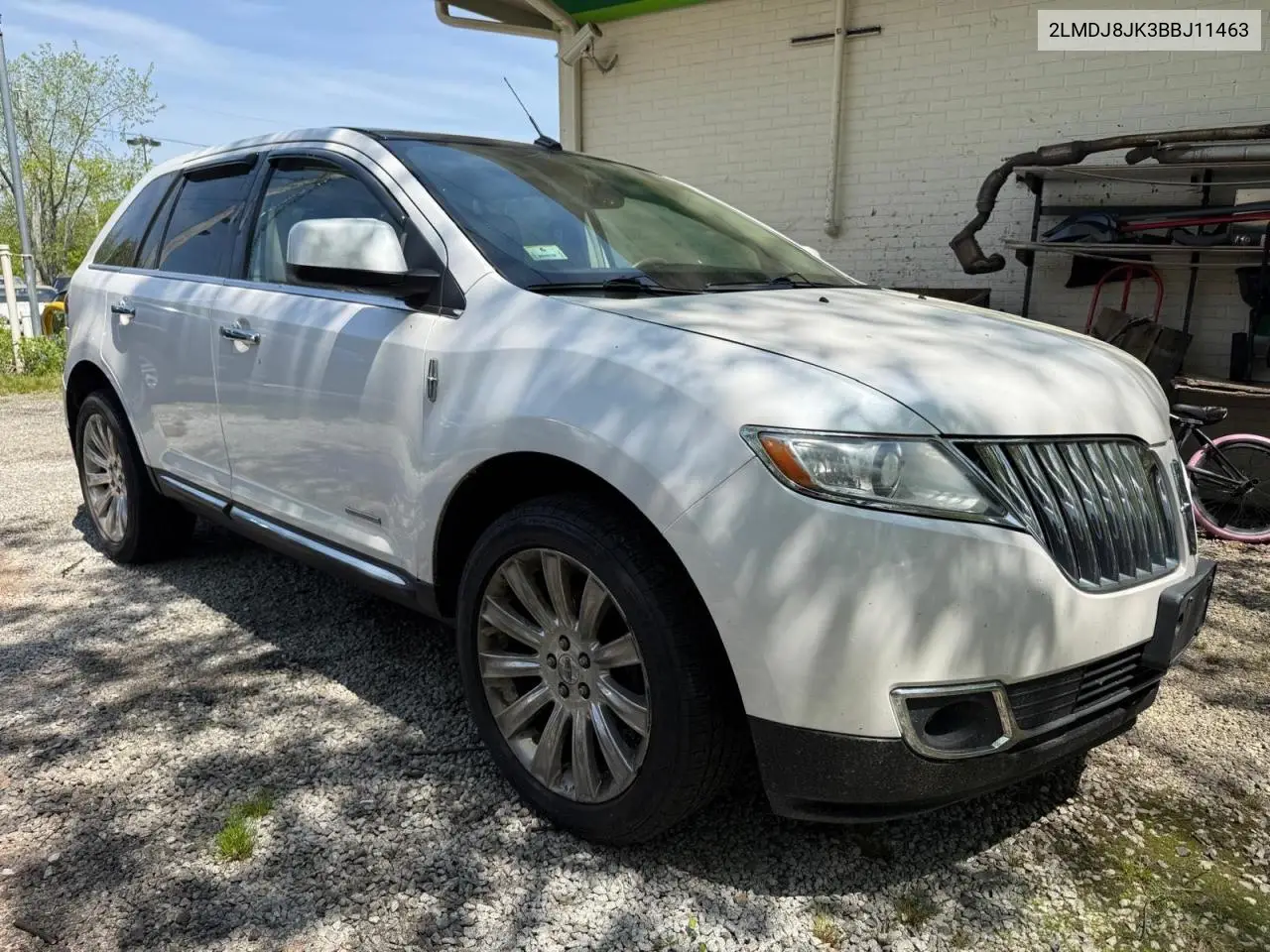 2011 Lincoln Mkx VIN: 2LMDJ8JK3BBJ11463 Lot: 57185055