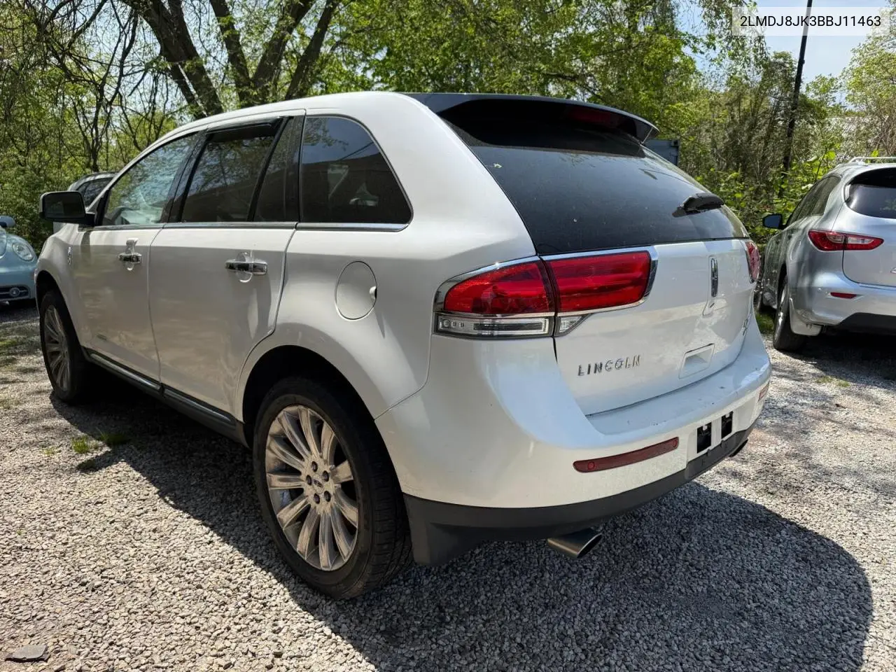 2011 Lincoln Mkx VIN: 2LMDJ8JK3BBJ11463 Lot: 57185055