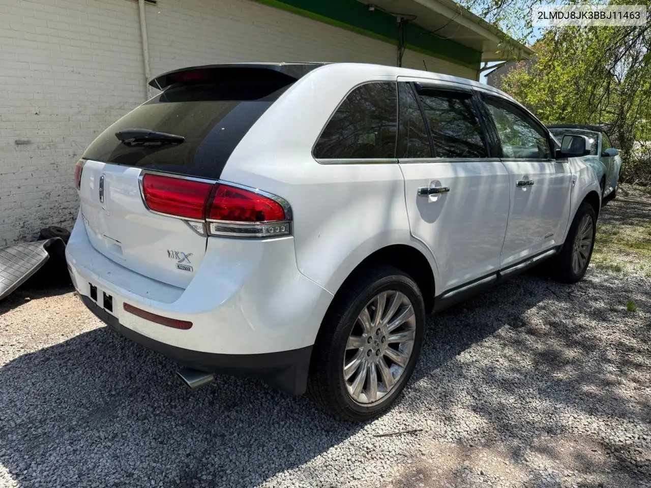 2011 Lincoln Mkx VIN: 2LMDJ8JK3BBJ11463 Lot: 57185055