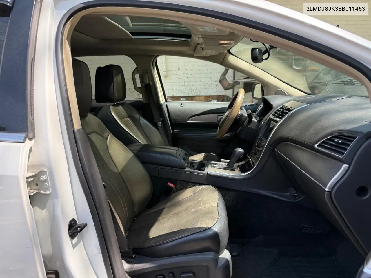 2011 Lincoln Mkx VIN: 2LMDJ8JK3BBJ11463 Lot: 57185055