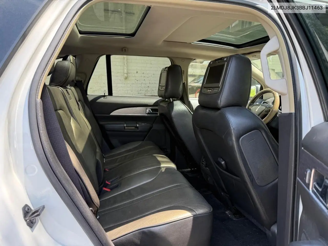 2011 Lincoln Mkx VIN: 2LMDJ8JK3BBJ11463 Lot: 57185055