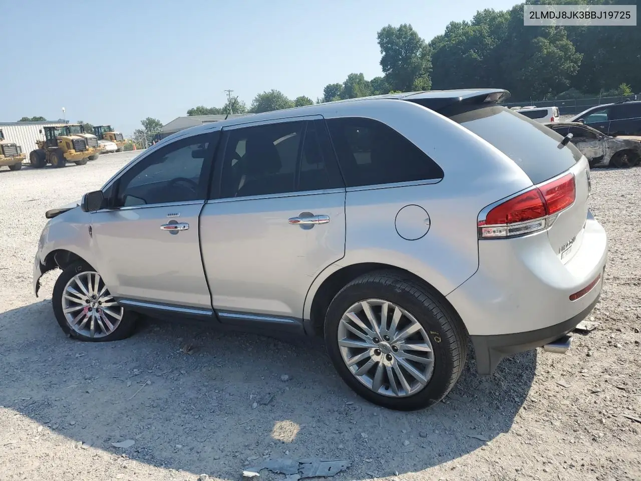 2011 Lincoln Mkx VIN: 2LMDJ8JK3BBJ19725 Lot: 62136105