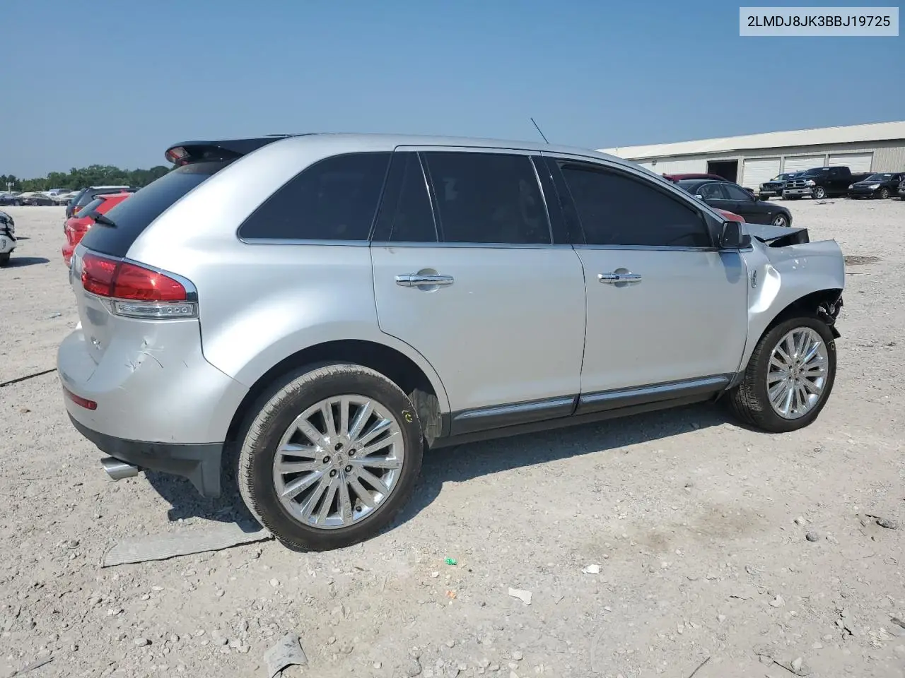 2011 Lincoln Mkx VIN: 2LMDJ8JK3BBJ19725 Lot: 62136105