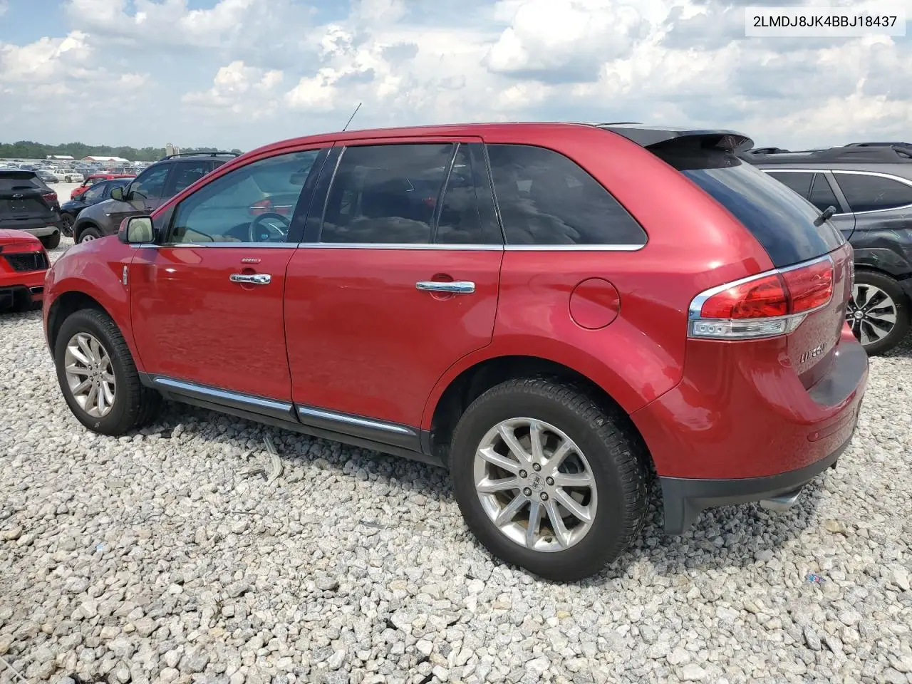2011 Lincoln Mkx VIN: 2LMDJ8JK4BBJ18437 Lot: 62278605