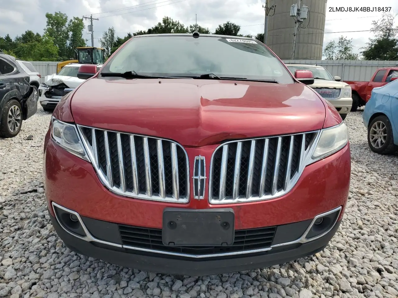 2011 Lincoln Mkx VIN: 2LMDJ8JK4BBJ18437 Lot: 62278605