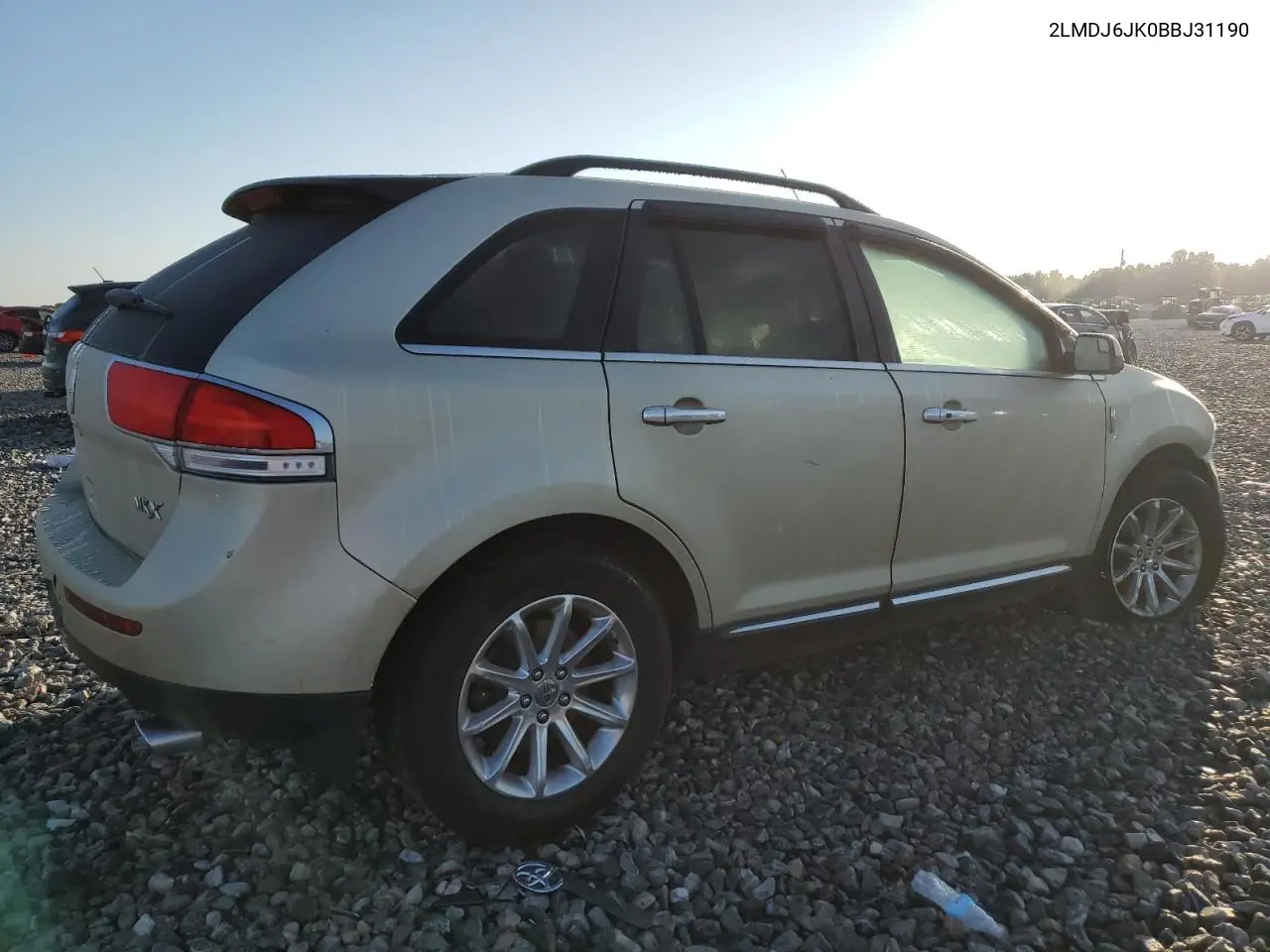 2011 Lincoln Mkx VIN: 2LMDJ6JK0BBJ31190 Lot: 62451605
