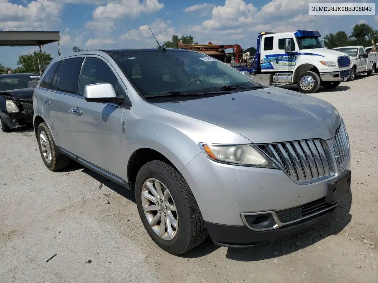 2011 Lincoln Mkx VIN: 2LMDJ8JK9BBJ08843 Lot: 62584155