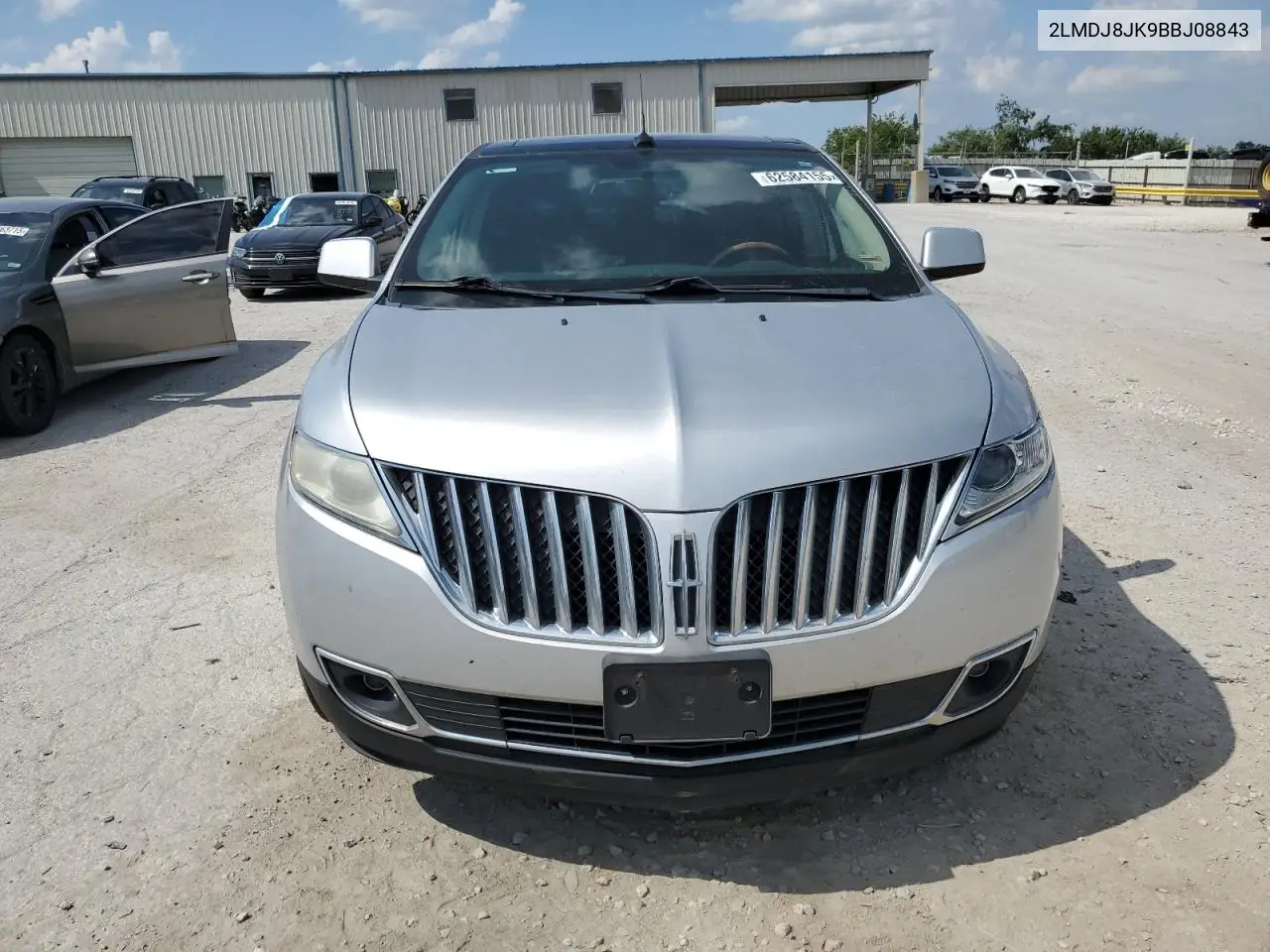 2011 Lincoln Mkx VIN: 2LMDJ8JK9BBJ08843 Lot: 62584155