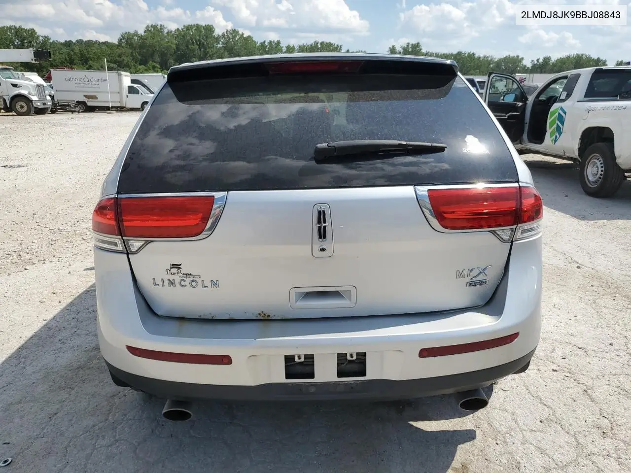 2011 Lincoln Mkx VIN: 2LMDJ8JK9BBJ08843 Lot: 62584155