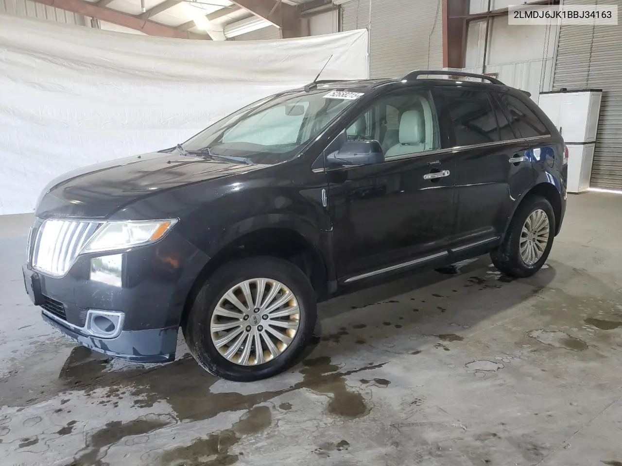 2011 Lincoln Mkx VIN: 2LMDJ6JK1BBJ34163 Lot: 62658215