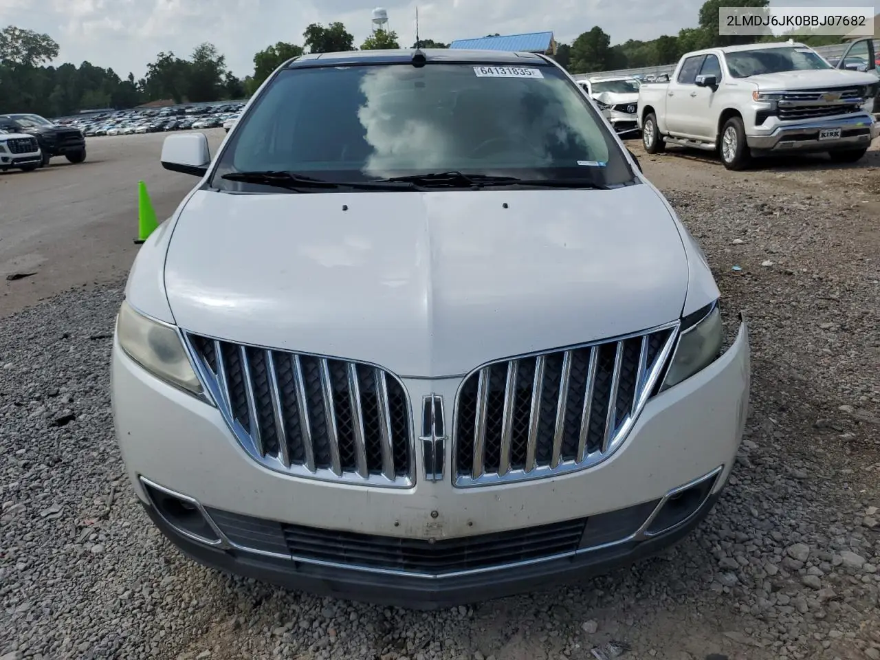 2011 Lincoln Mkx VIN: 2LMDJ6JK0BBJ07682 Lot: 64131835