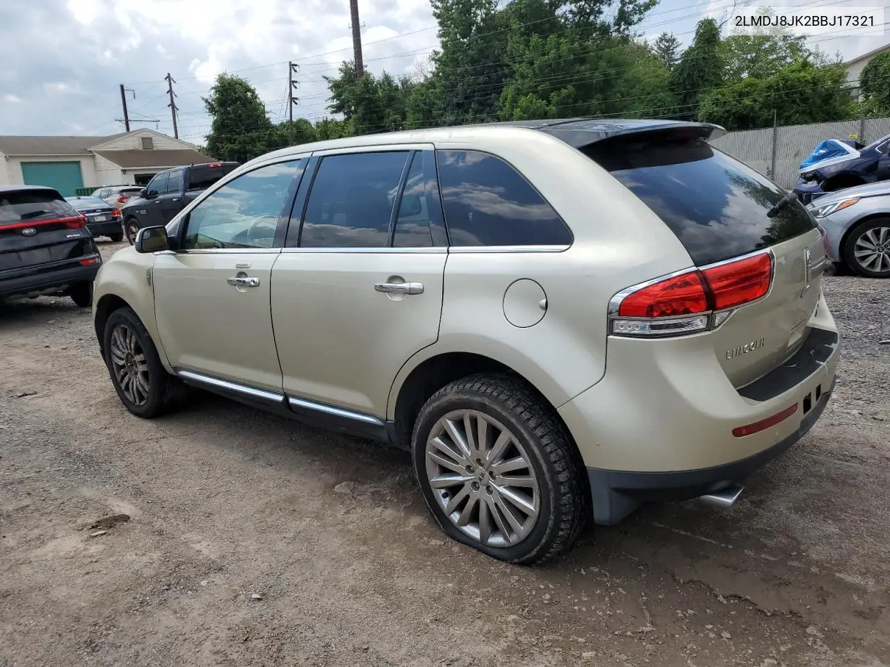 2011 Lincoln Mkx VIN: 2LMDJ8JK2BBJ17321 Lot: 64878215