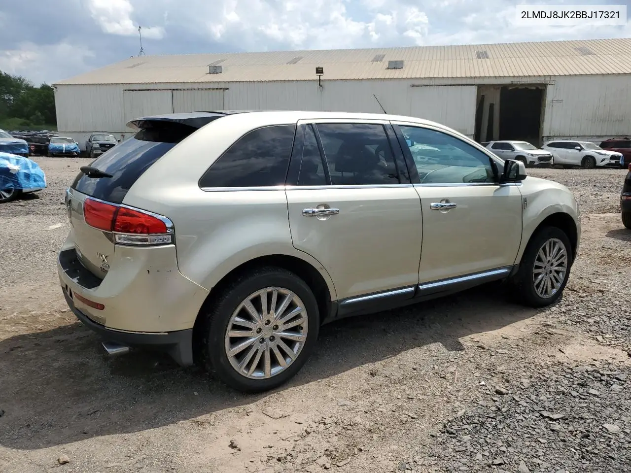 2011 Lincoln Mkx VIN: 2LMDJ8JK2BBJ17321 Lot: 64878215