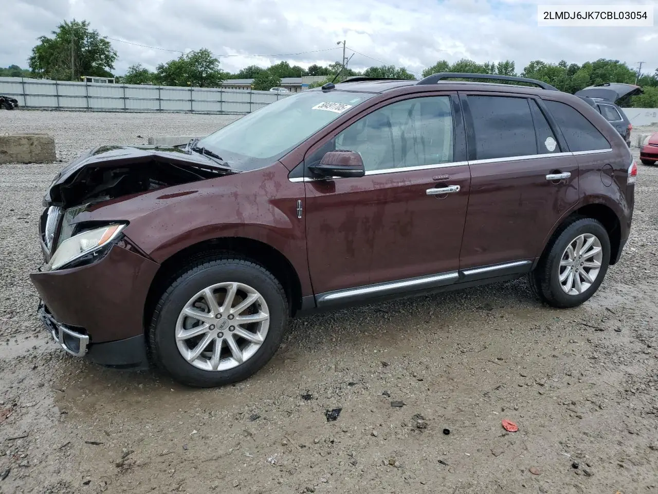 2012 Lincoln Mkx VIN: 2LMDJ6JK7CBL03054 Lot: 58491705