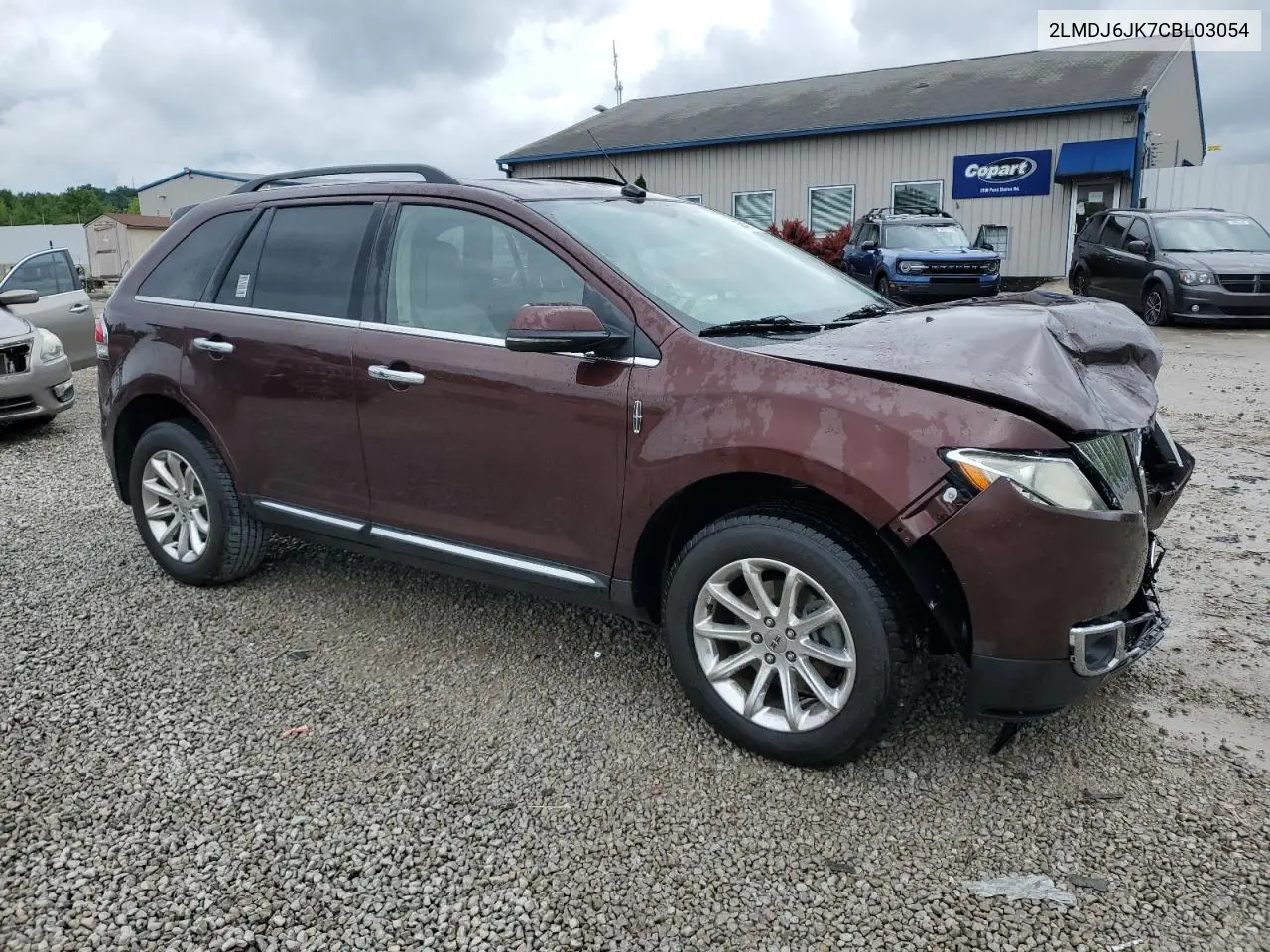 2012 Lincoln Mkx VIN: 2LMDJ6JK7CBL03054 Lot: 58491705