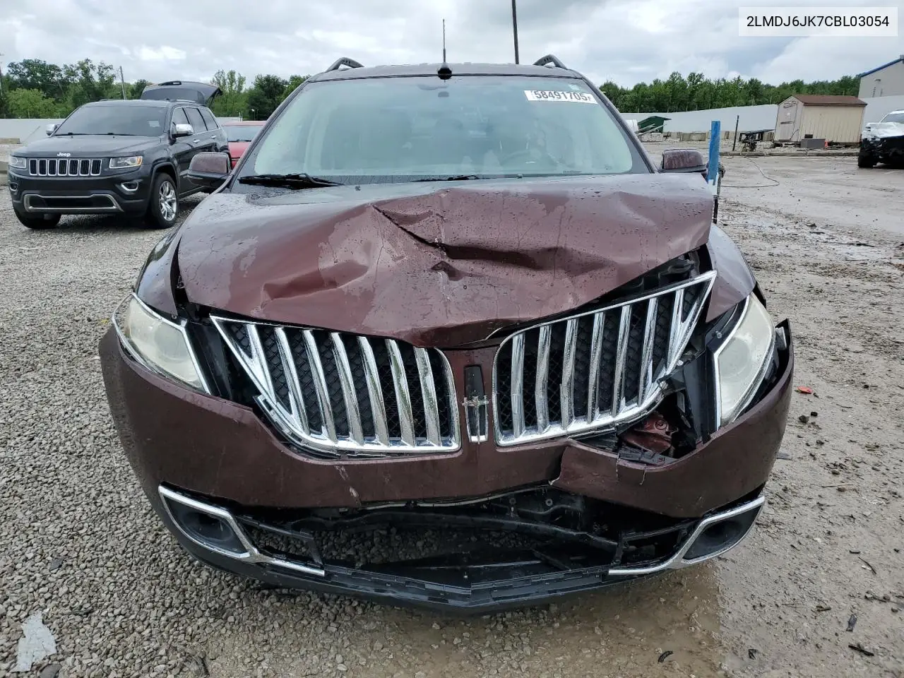 2012 Lincoln Mkx VIN: 2LMDJ6JK7CBL03054 Lot: 58491705
