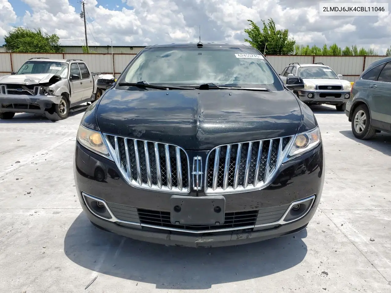 2012 Lincoln Mkx VIN: 2LMDJ6JK4CBL11046 Lot: 62455245
