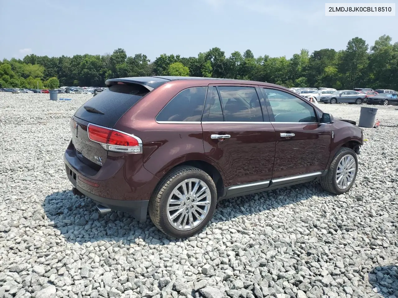 2012 Lincoln Mkx VIN: 2LMDJ8JK0CBL18510 Lot: 62566095