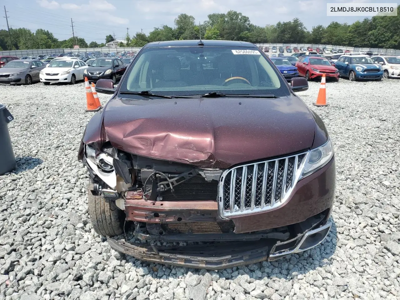 2012 Lincoln Mkx VIN: 2LMDJ8JK0CBL18510 Lot: 62566095