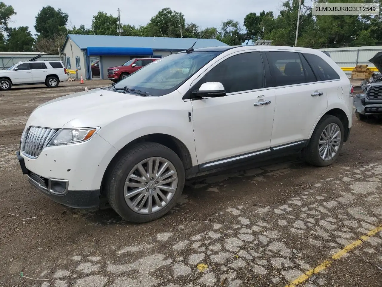 2012 Lincoln Mkx VIN: 2LMDJ8JK8CBL12549 Lot: 62665105