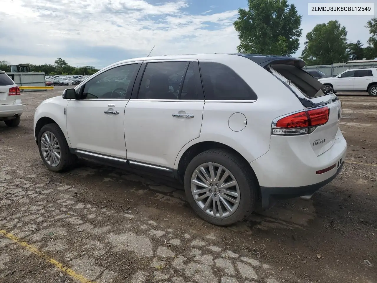 2012 Lincoln Mkx VIN: 2LMDJ8JK8CBL12549 Lot: 62665105