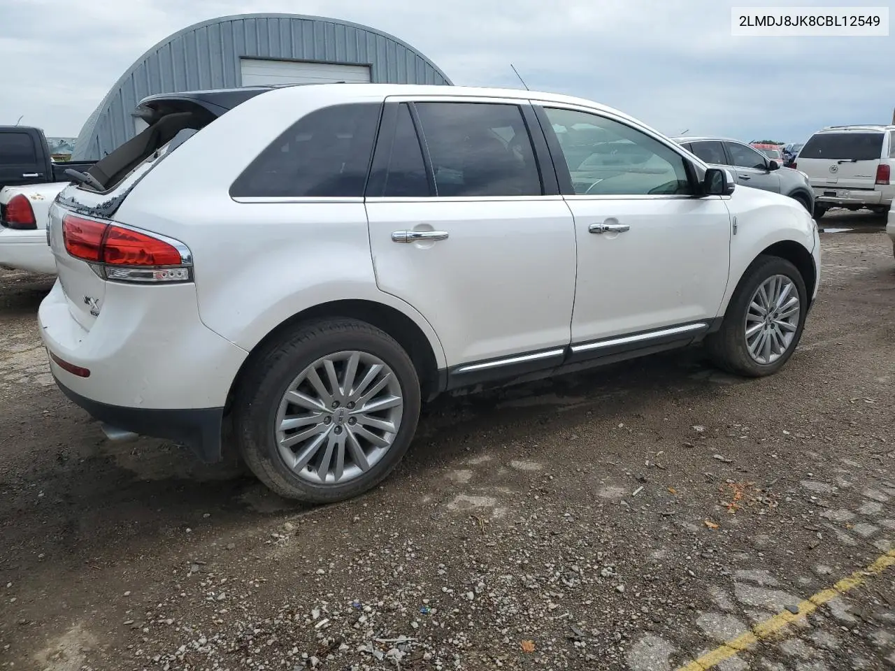 2012 Lincoln Mkx VIN: 2LMDJ8JK8CBL12549 Lot: 62665105