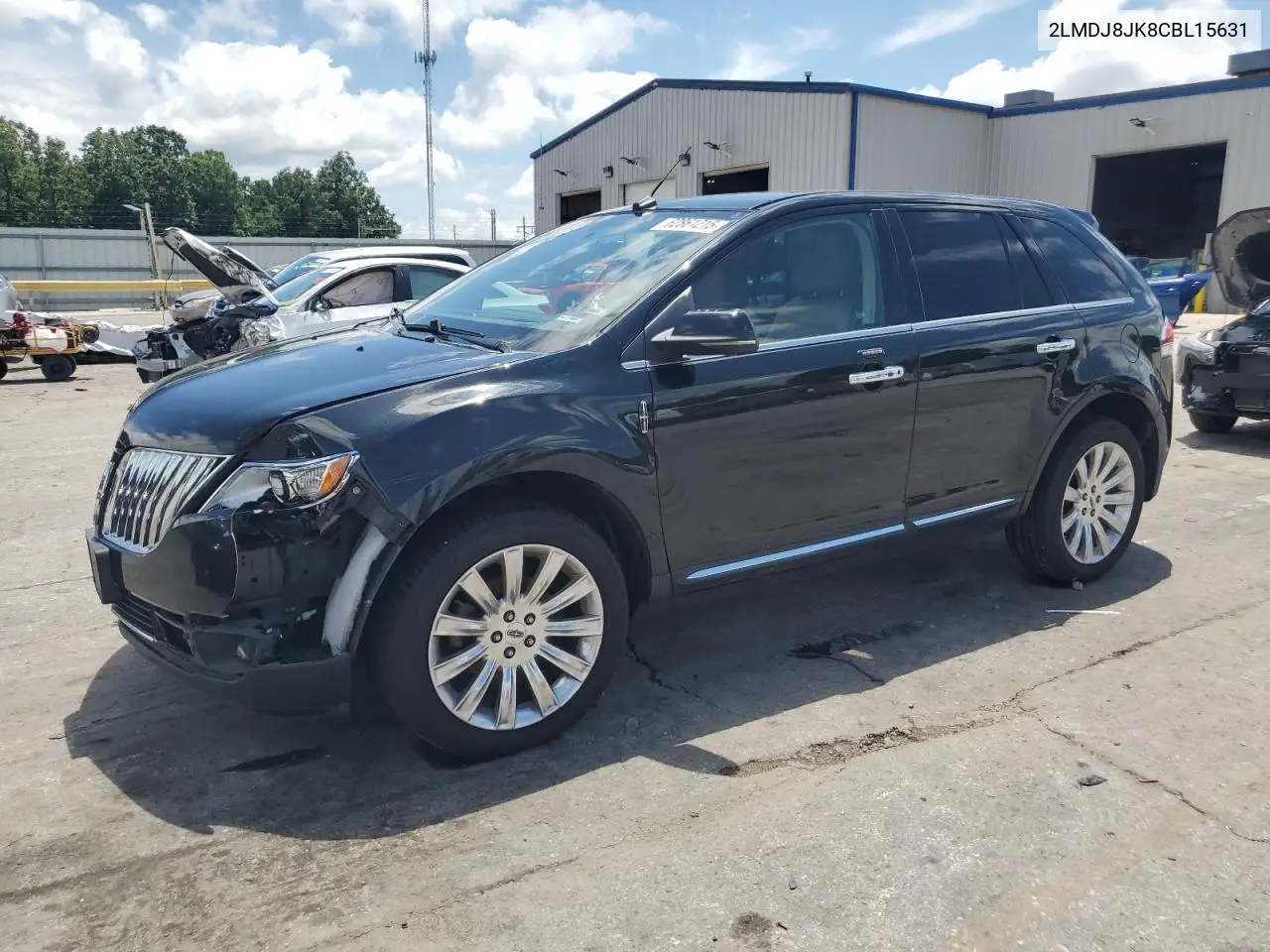 2012 Lincoln Mkx VIN: 2LMDJ8JK8CBL15631 Lot: 62861215