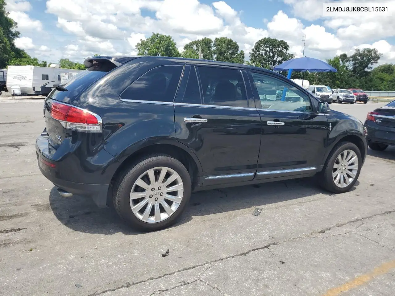 2012 Lincoln Mkx VIN: 2LMDJ8JK8CBL15631 Lot: 62861215