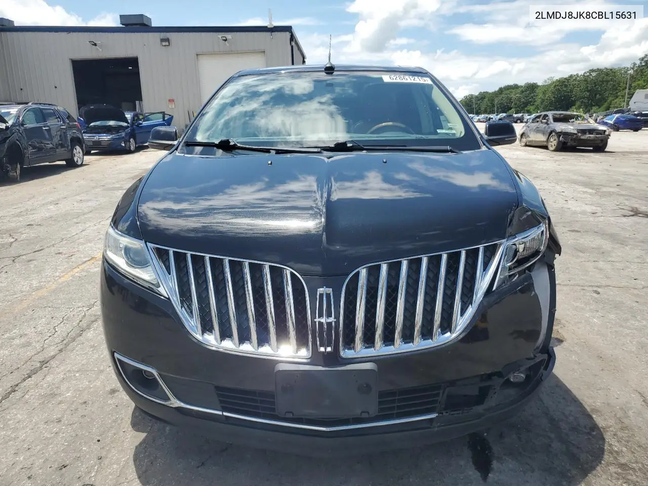 2012 Lincoln Mkx VIN: 2LMDJ8JK8CBL15631 Lot: 62861215