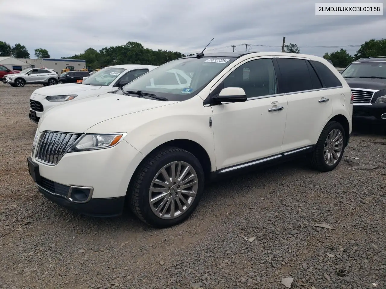 2012 Lincoln Mkx VIN: 2LMDJ8JKXCBL00158 Lot: 63015735