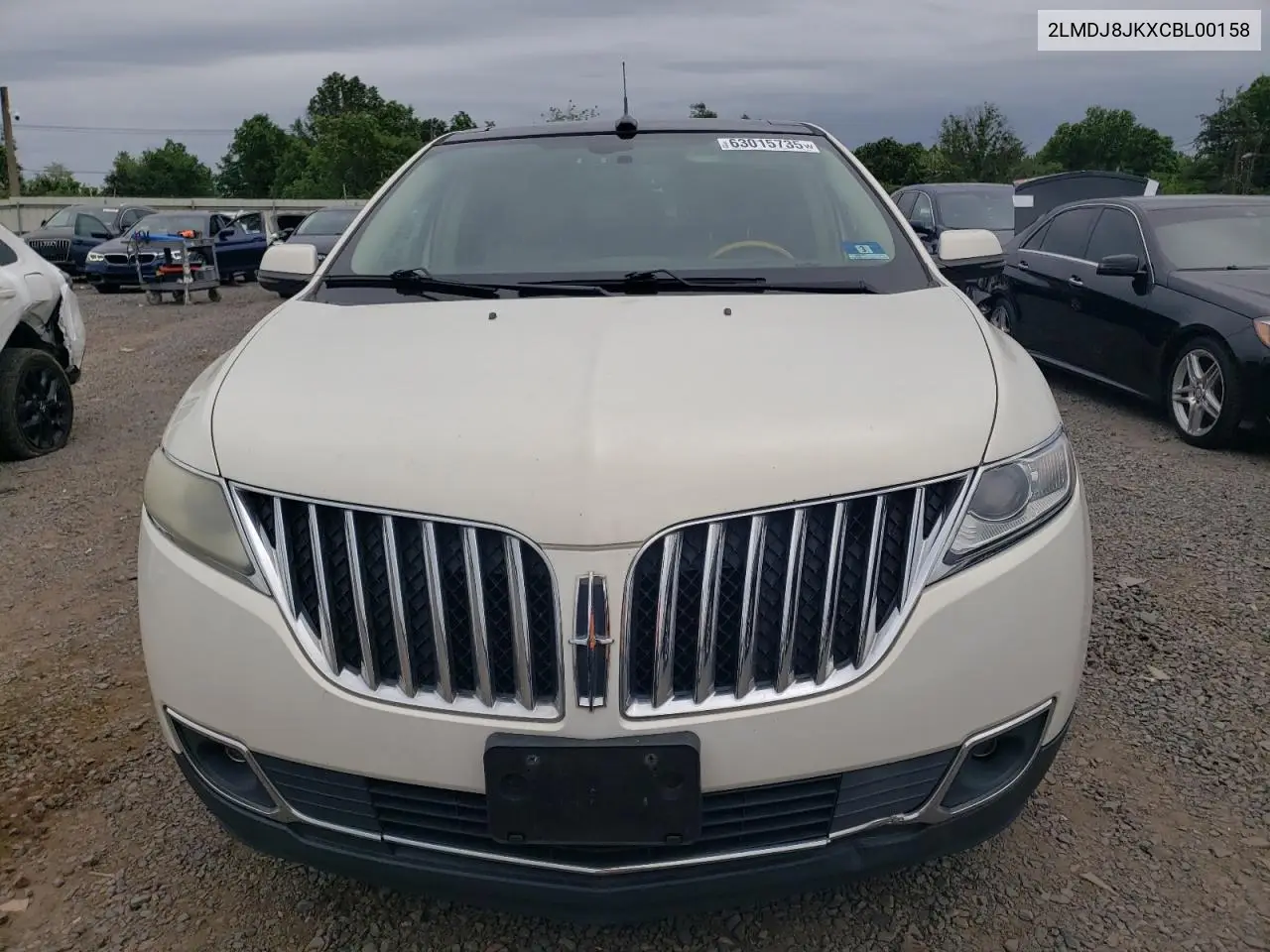 2012 Lincoln Mkx VIN: 2LMDJ8JKXCBL00158 Lot: 63015735