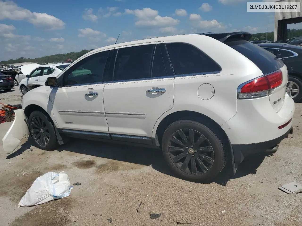 2012 Lincoln Mkx VIN: 2LMDJ8JK4CBL19207 Lot: 64108885