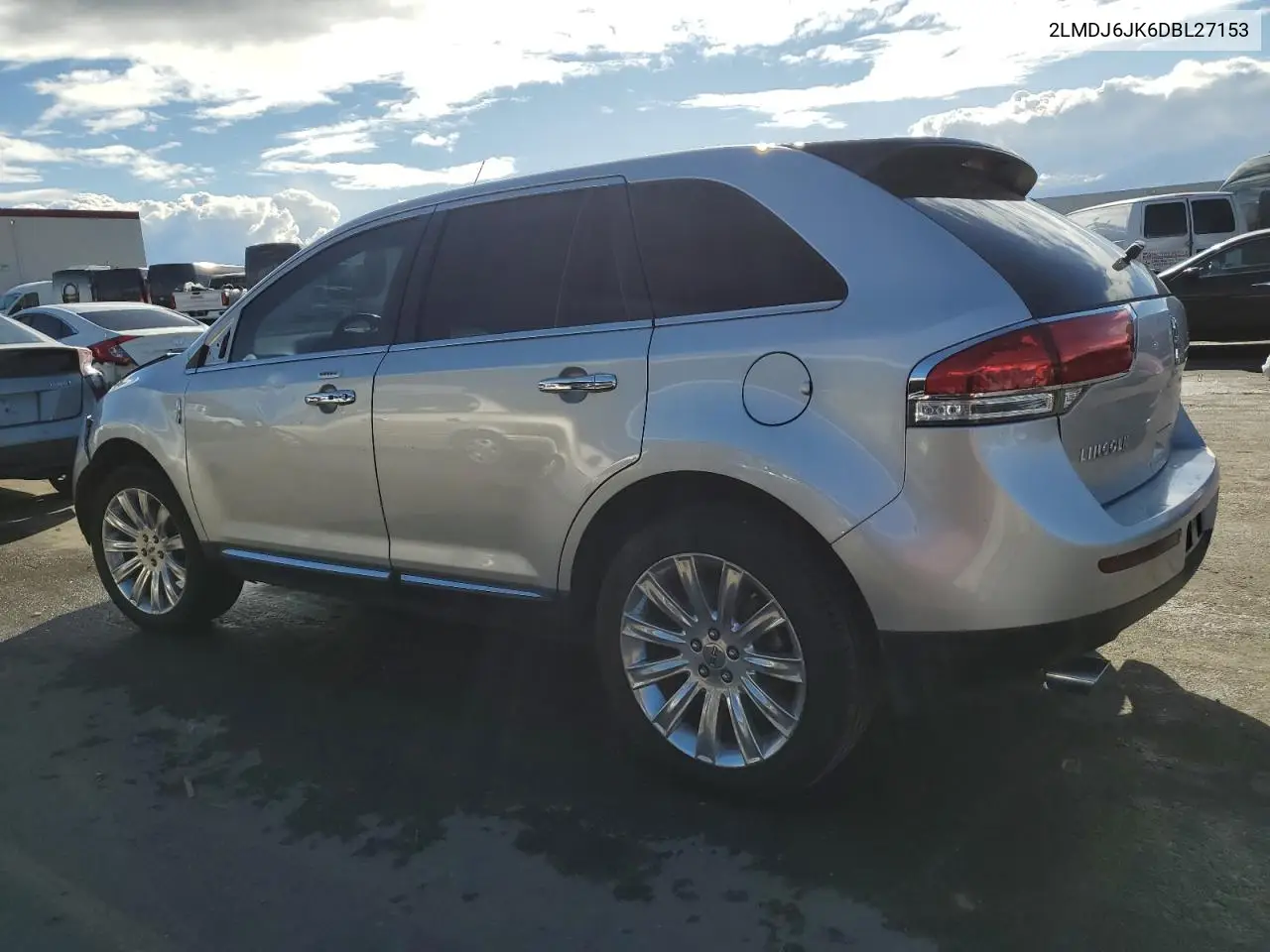 2013 Lincoln Mkx VIN: 2LMDJ6JK6DBL27153 Lot: 44006905