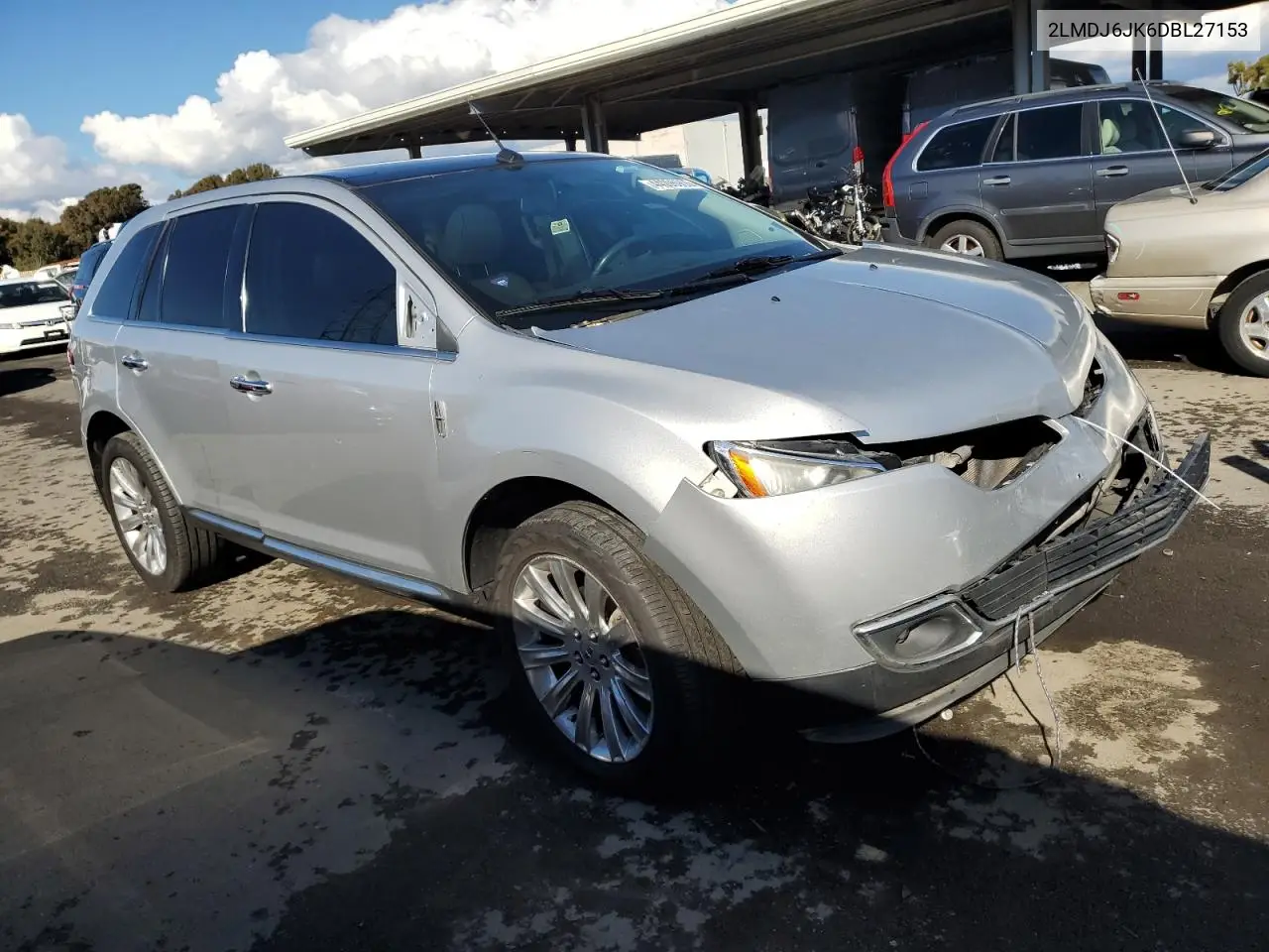 2013 Lincoln Mkx VIN: 2LMDJ6JK6DBL27153 Lot: 44006905