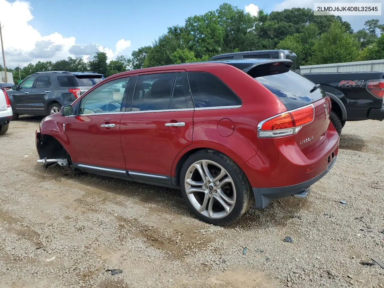 2013 Lincoln Mkx VIN: 2LMDJ6JK4DBL32545 Lot: 61903975