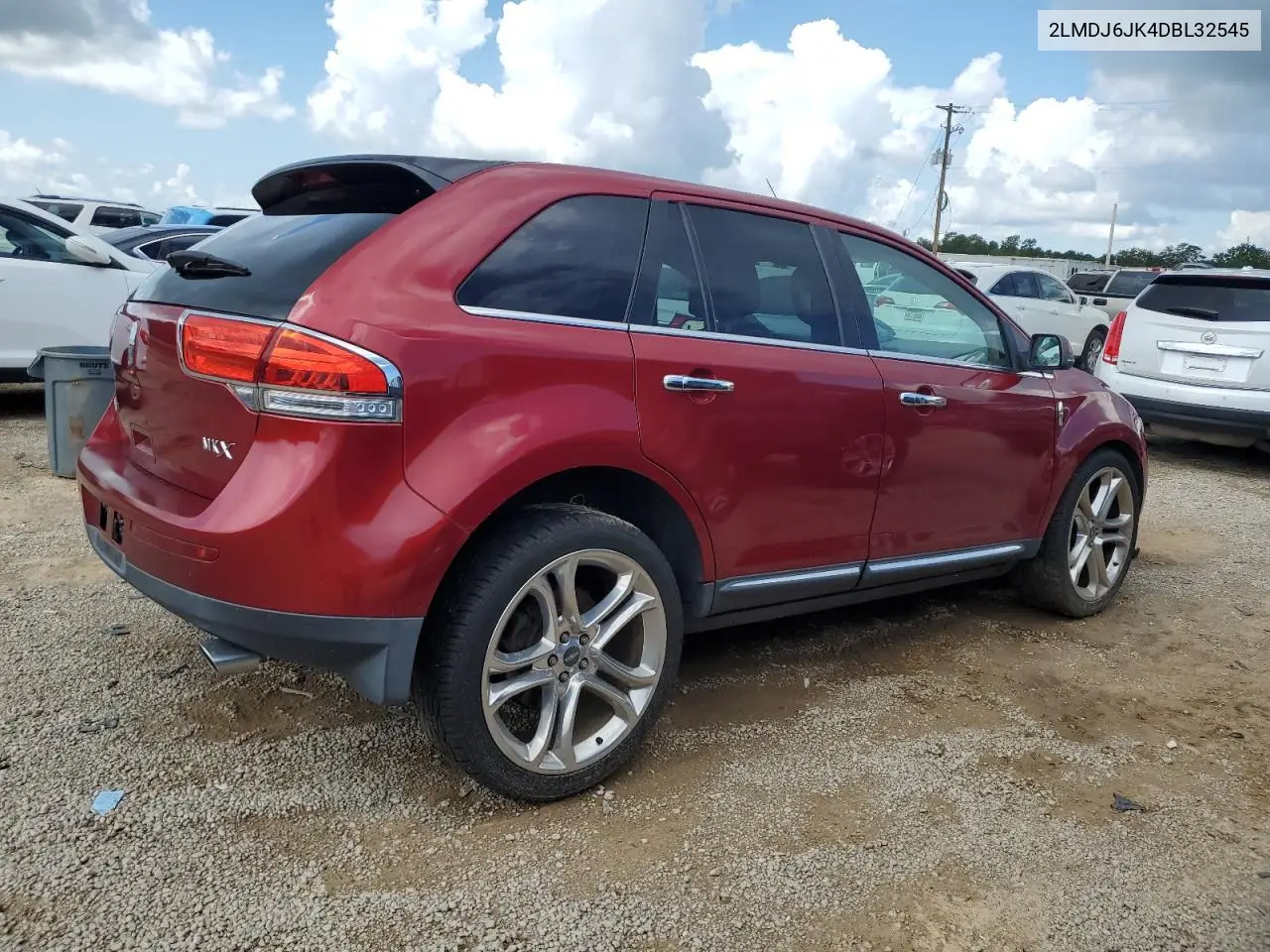 2013 Lincoln Mkx VIN: 2LMDJ6JK4DBL32545 Lot: 61903975
