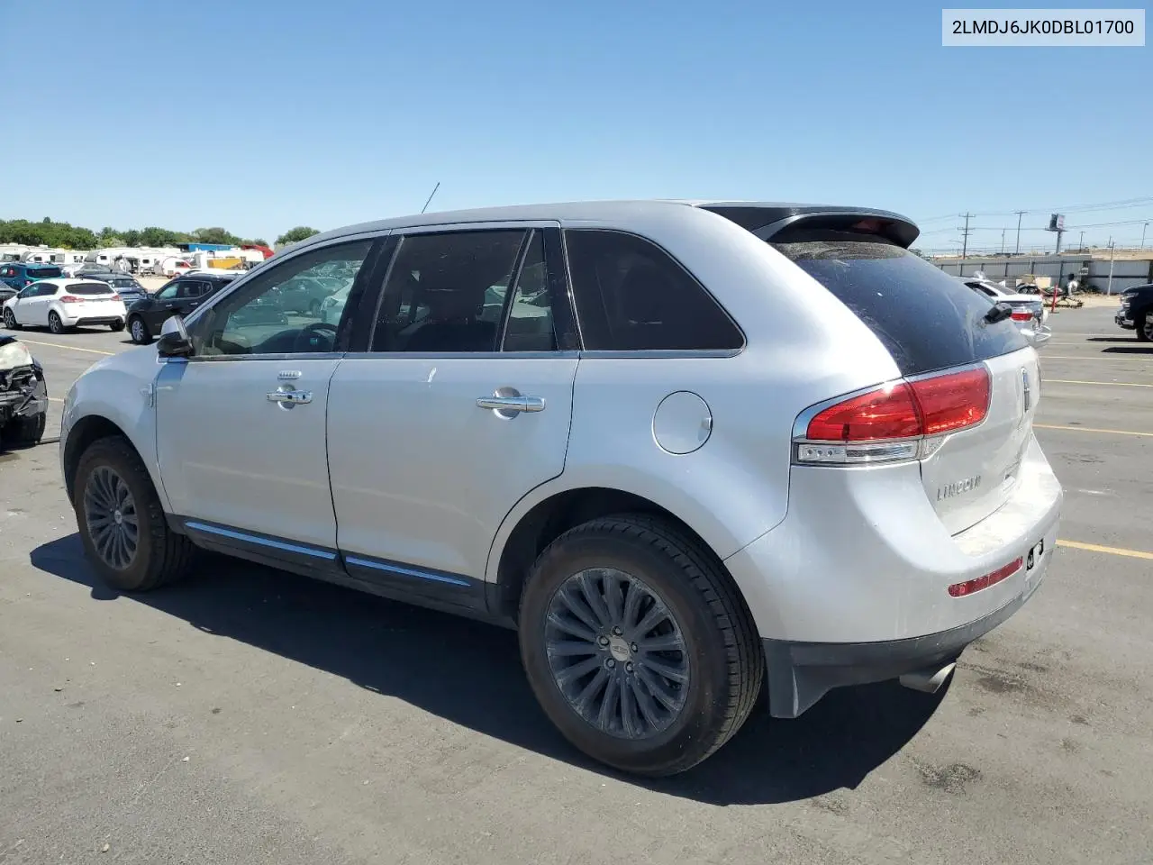 2013 Lincoln Mkx VIN: 2LMDJ6JK0DBL01700 Lot: 62380105