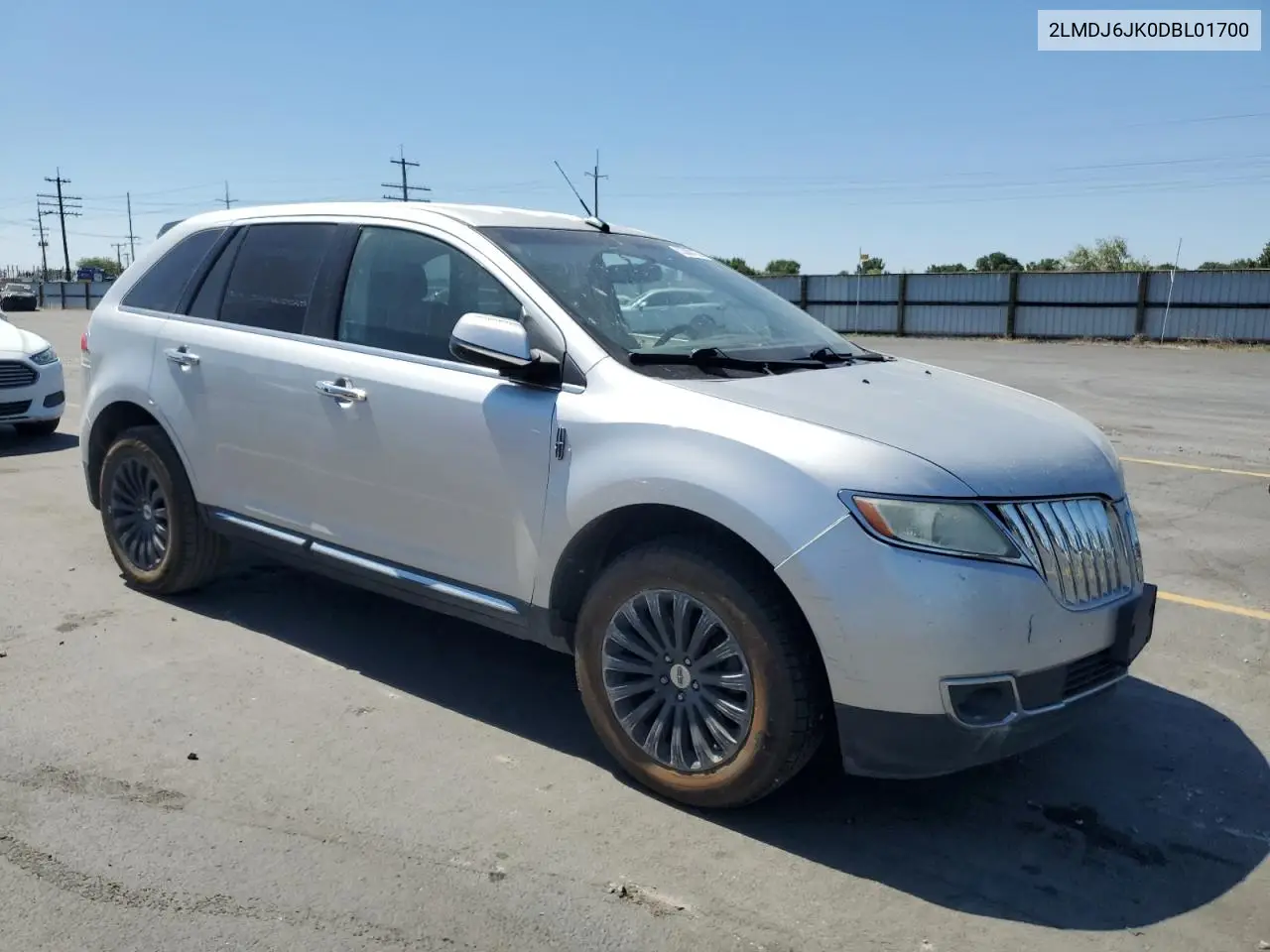 2013 Lincoln Mkx VIN: 2LMDJ6JK0DBL01700 Lot: 62380105