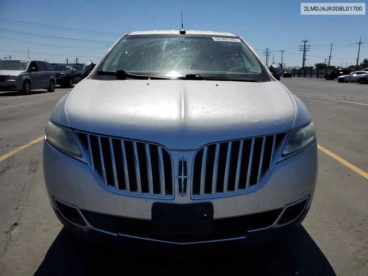 2013 Lincoln Mkx VIN: 2LMDJ6JK0DBL01700 Lot: 62380105
