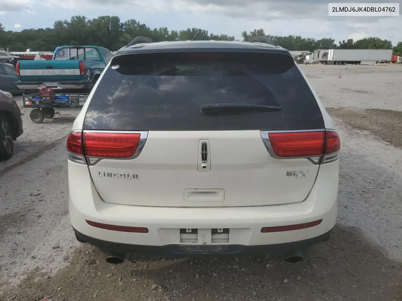 2013 Lincoln Mkx VIN: 2LMDJ6JK4DBL04762 Lot: 62641055