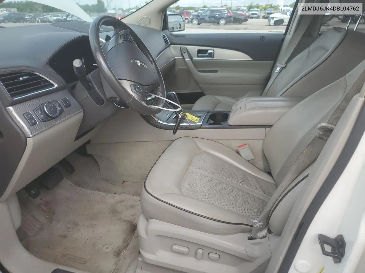 2013 Lincoln Mkx VIN: 2LMDJ6JK4DBL04762 Lot: 62641055