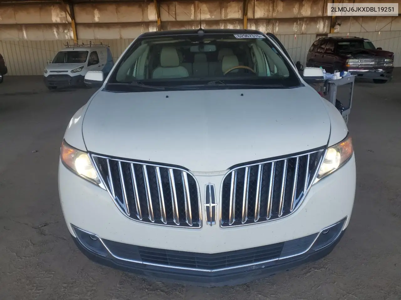 2013 Lincoln Mkx VIN: 2LMDJ6JKXDBL19251 Lot: 62967315