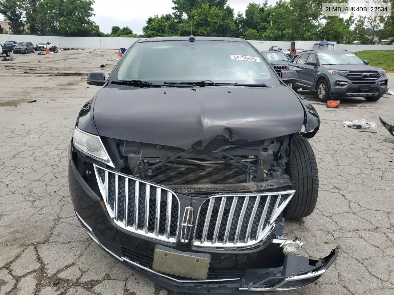 2013 Lincoln Mkx VIN: 2LMDJ6JK4DBL22534 Lot: 64796635