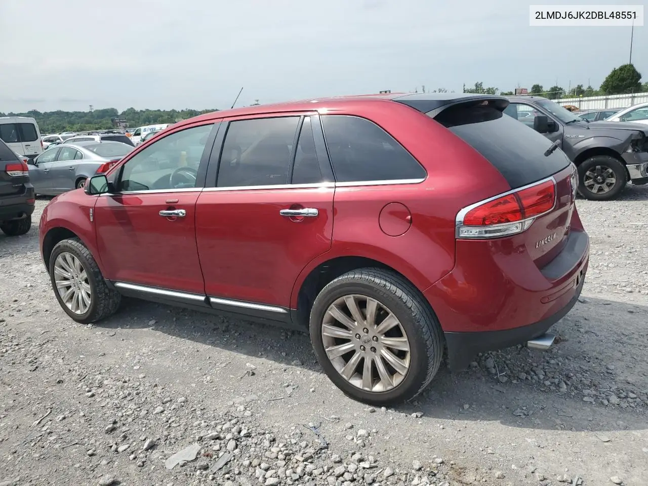 2013 Lincoln Mkx VIN: 2LMDJ6JK2DBL48551 Lot: 64940595
