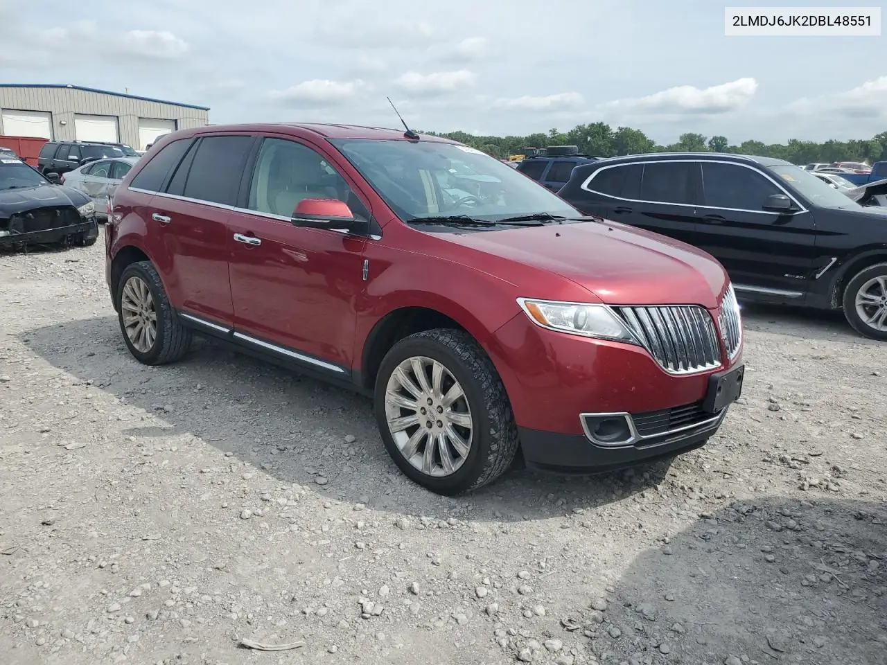 2013 Lincoln Mkx VIN: 2LMDJ6JK2DBL48551 Lot: 64940595