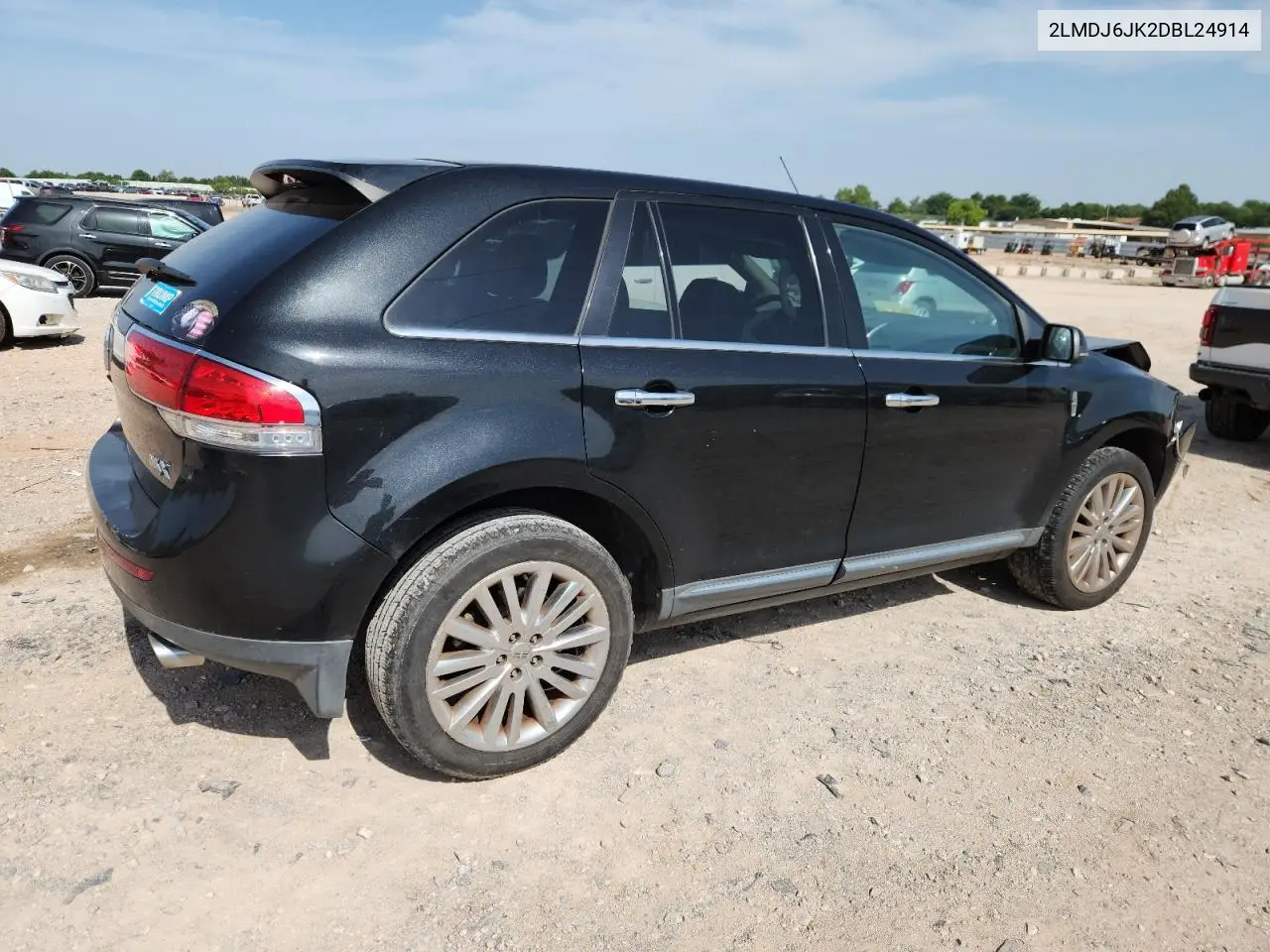 2013 Lincoln Mkx VIN: 2LMDJ6JK2DBL24914 Lot: 65334405
