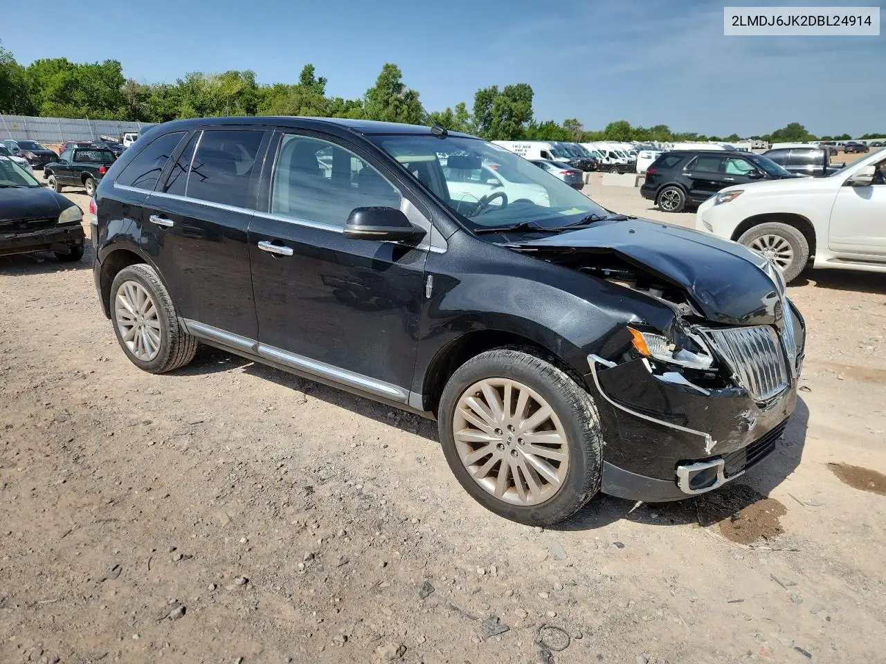 2013 Lincoln Mkx VIN: 2LMDJ6JK2DBL24914 Lot: 65334405